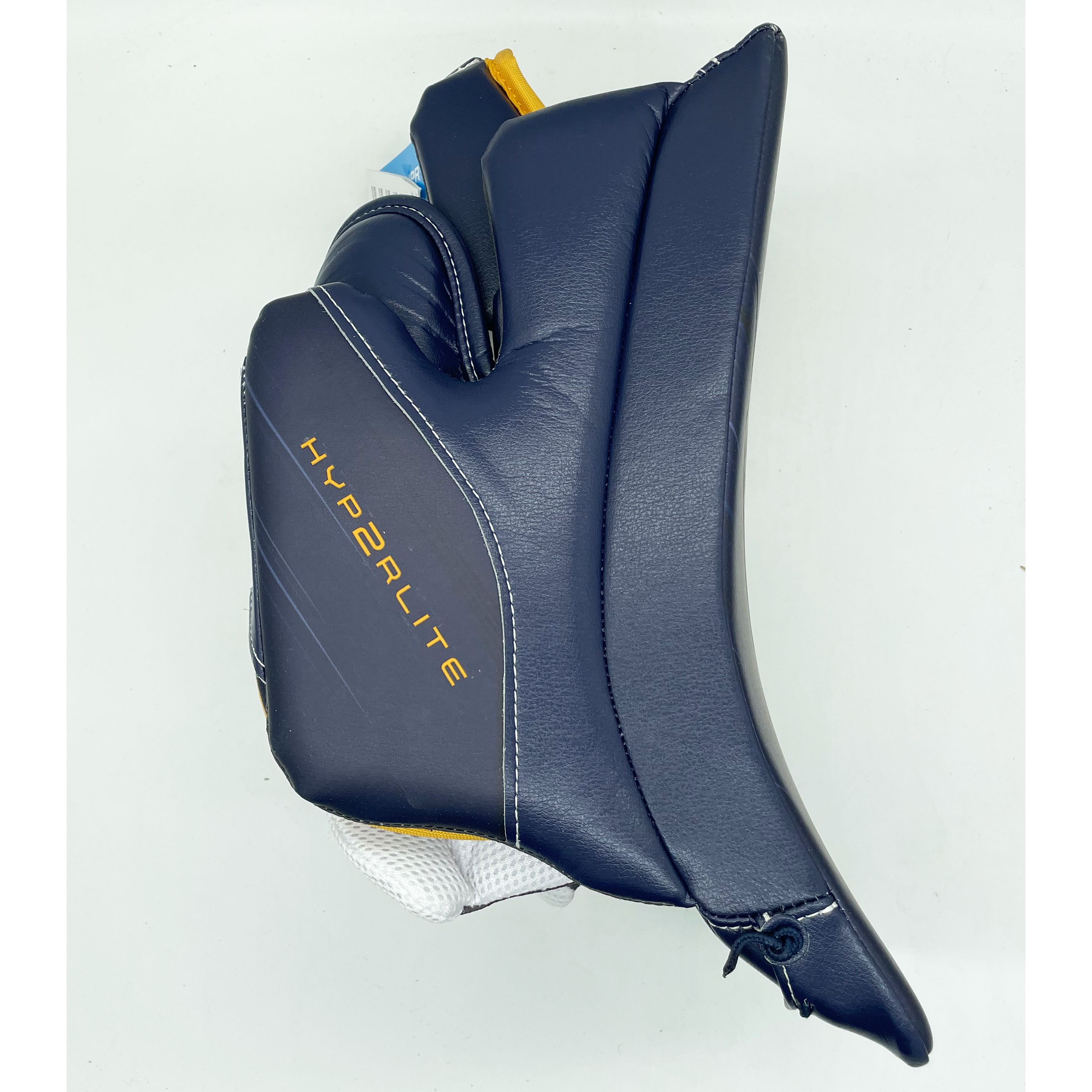 Bauer Vapor Hyperlite 2 - Ensemble de gants de gardien Pro Stock neufs (bleu marine/jaune)